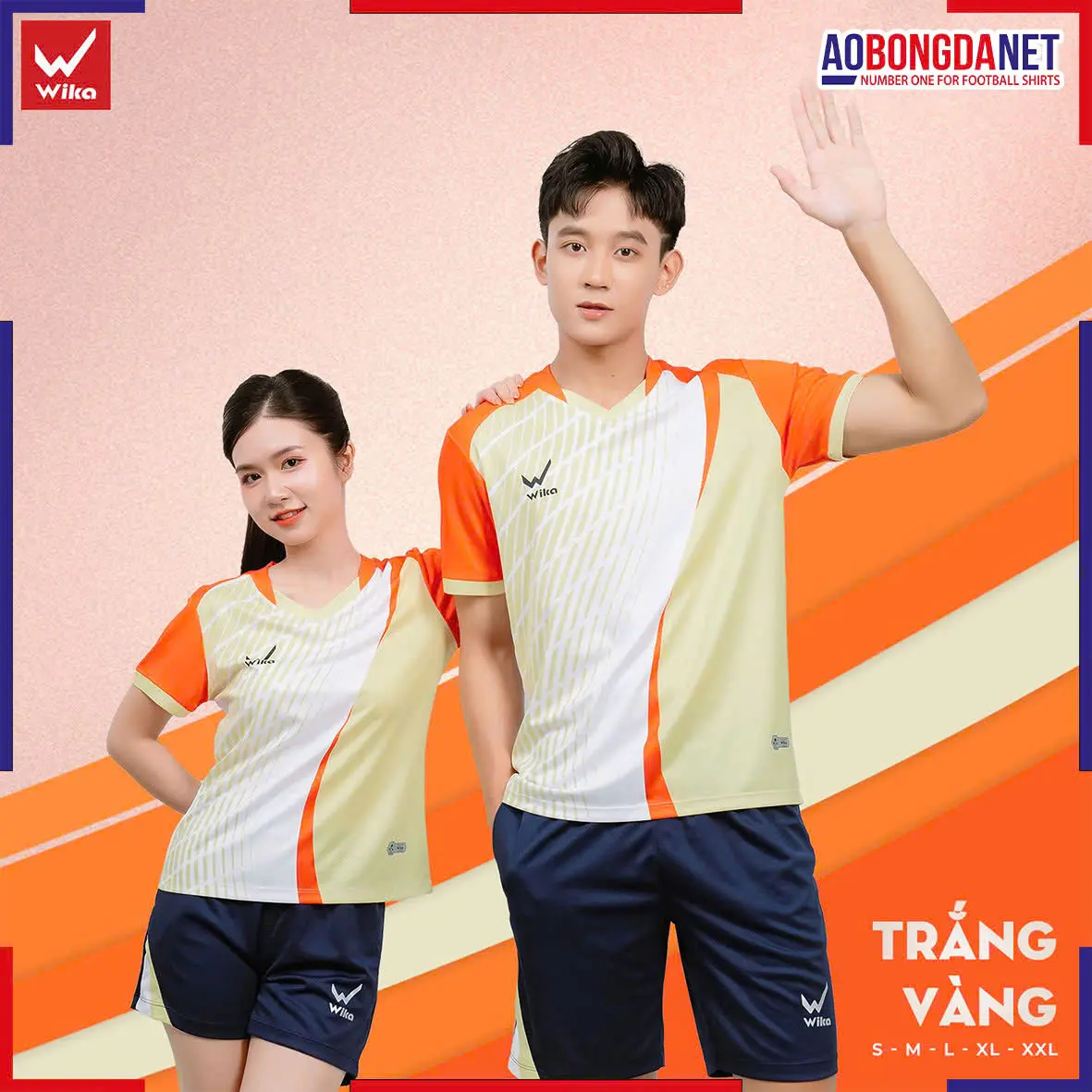 Bộ Thể Thao Wika Pazio Vàng Cam