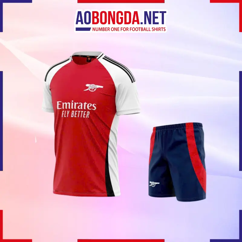 Áo Bóng Đá Câu Lạc Bộ Arsenal Trẻ Em Đỏ 2024-2025
