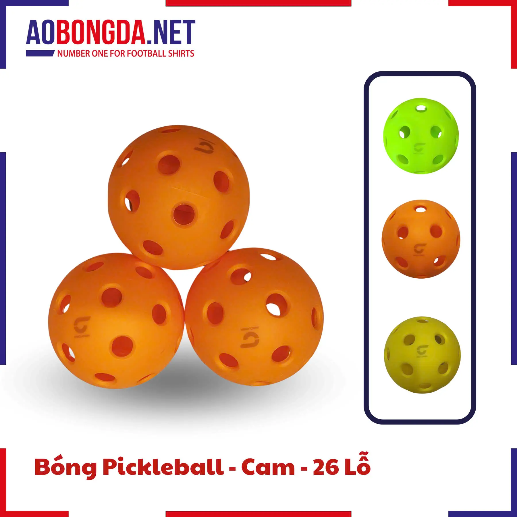 Bóng Pickleball Cam 26 Lỗ