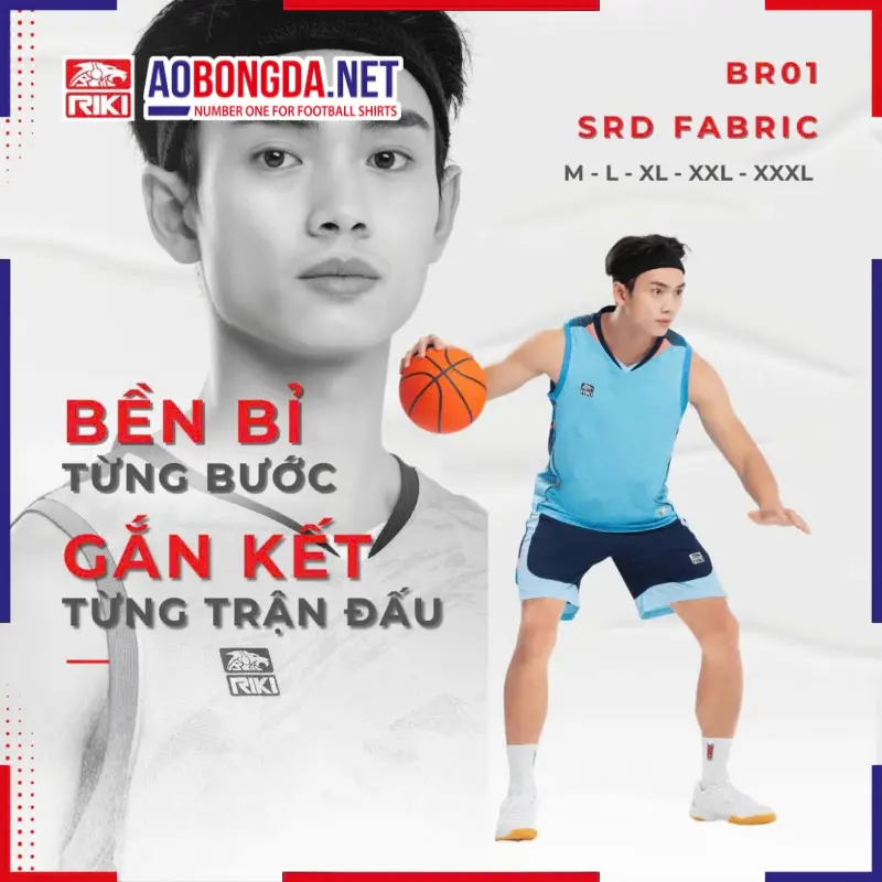 Bộ Bóng Rổ Riki BR01 Swift Thiên Thanh Nam