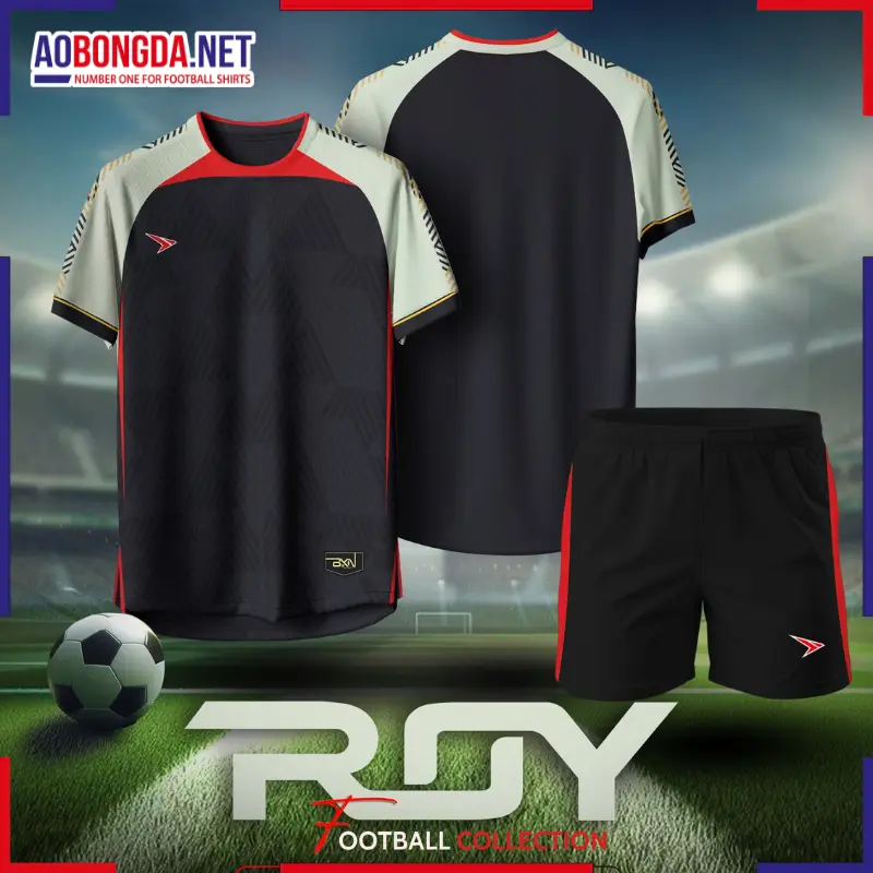 Áo Bóng Đá Không Logo Beyono Roy Đen