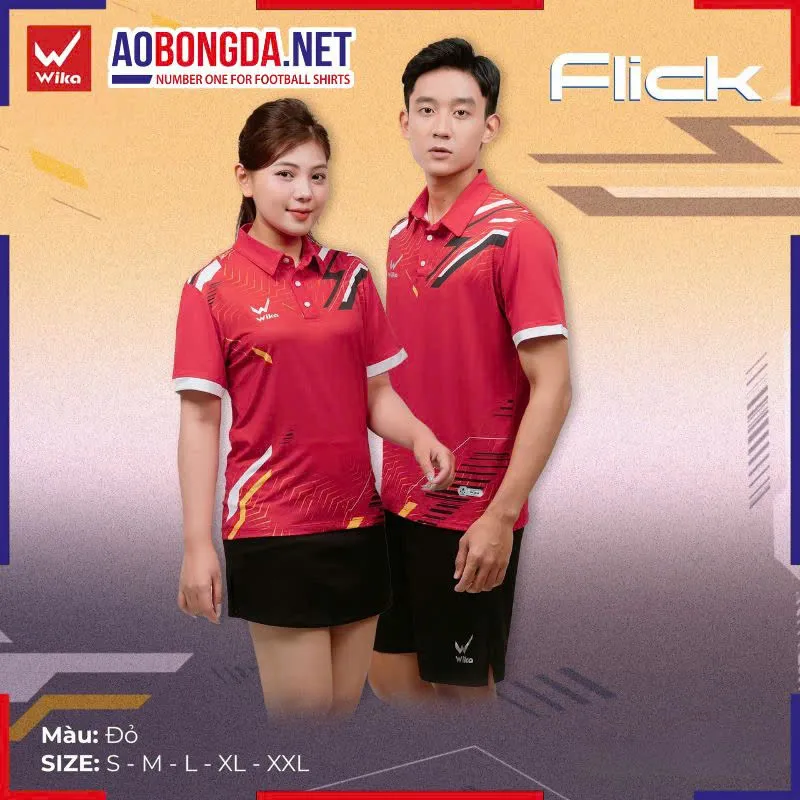 Áo Polo Wika Flick Đỏ