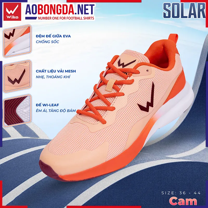 Giày Thể Thao Đa Năng Wika Solar Cam