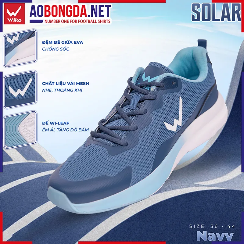 Giày Thể Thao Đa Năng Wika Solar Navy