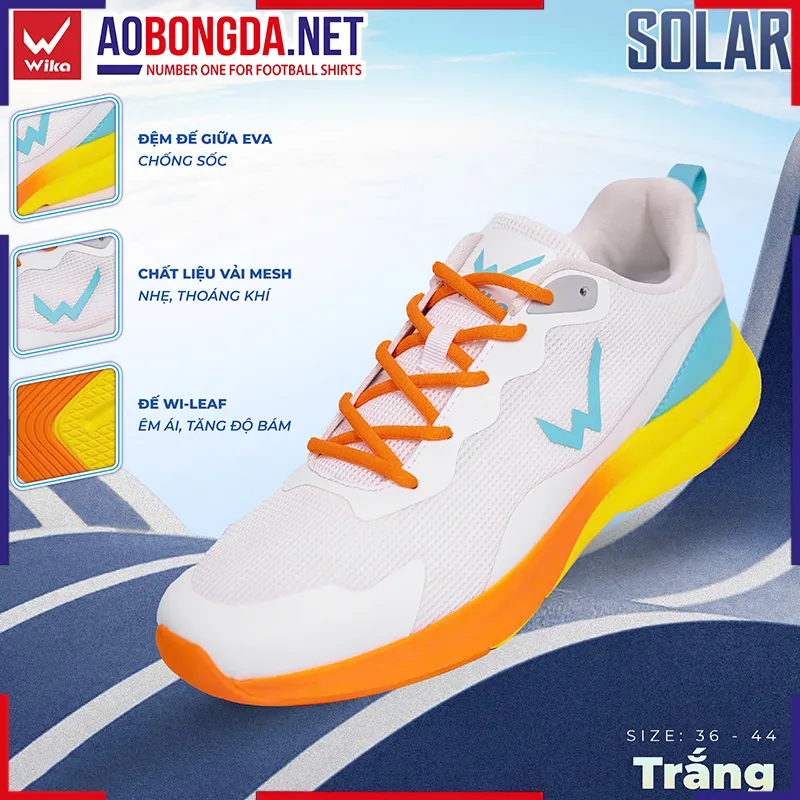 Giày Thể Thao Đa Năng Wika Solar Trắng