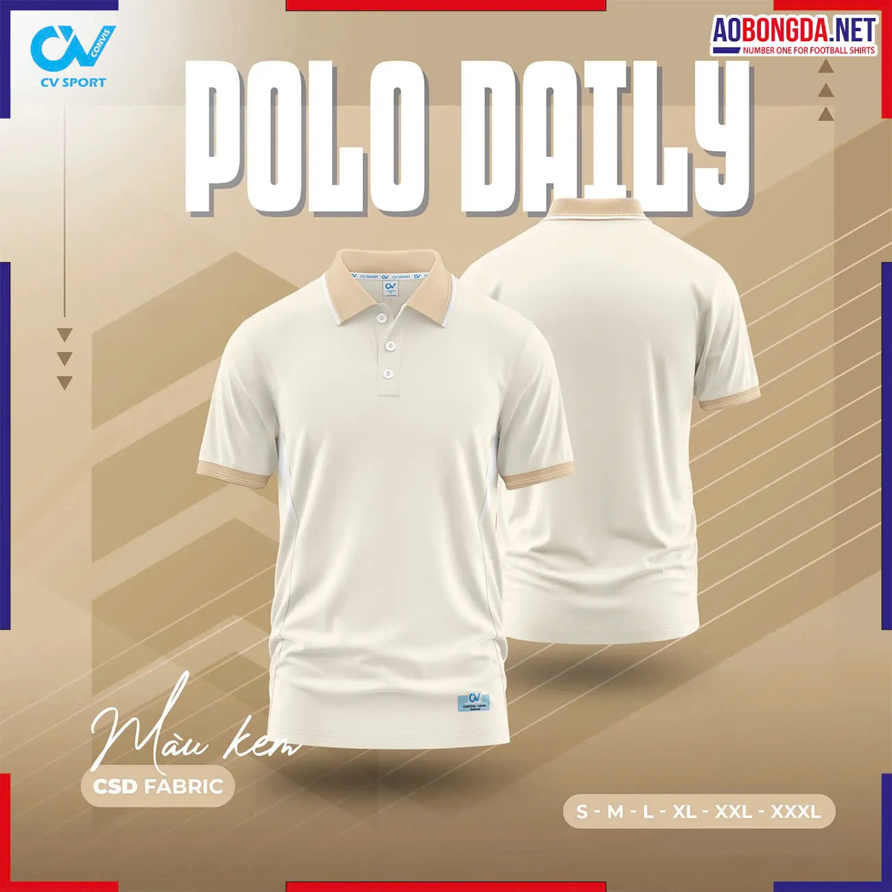 Áo Polo CV Daily Kem