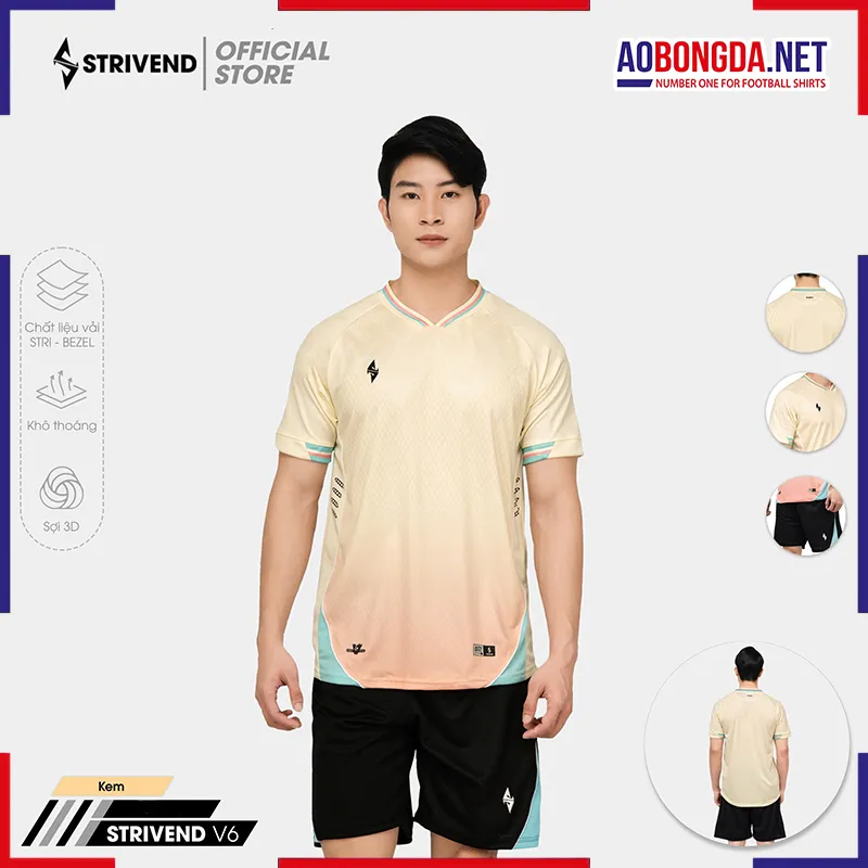 Áo Không Logo Bulbal Strivend V6 Kem