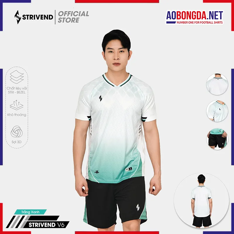Áo Không Logo Bulbal Strivend V6 Trắng Ngọc