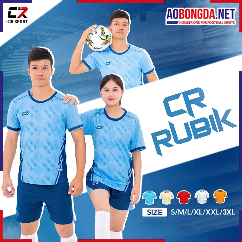 Áo Bóng Đá Không Logo CR Rubik Biển