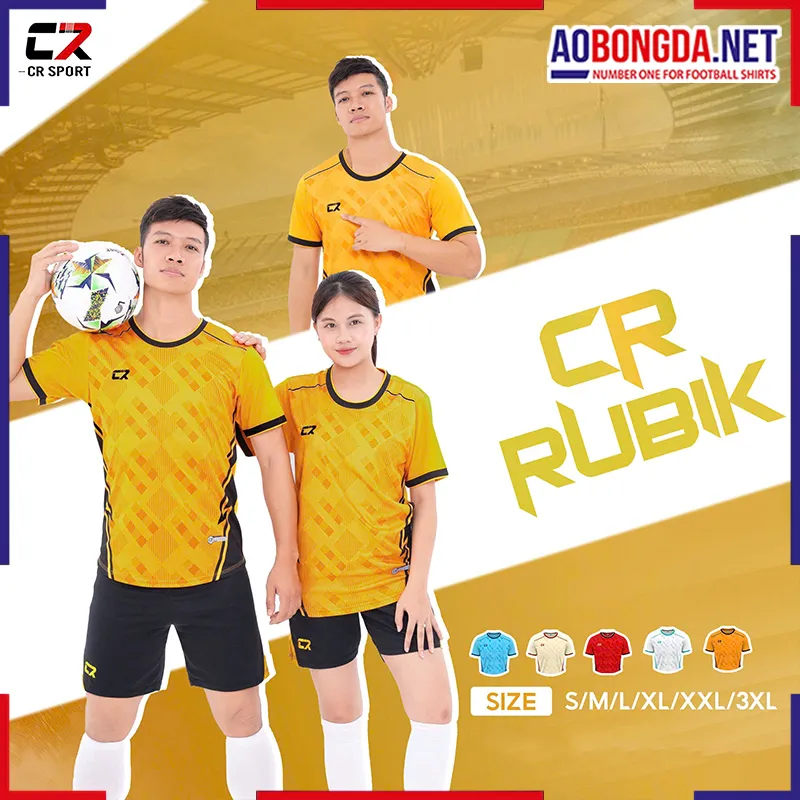 Áo Bóng Đá Không Logo CR Rubik Đồng