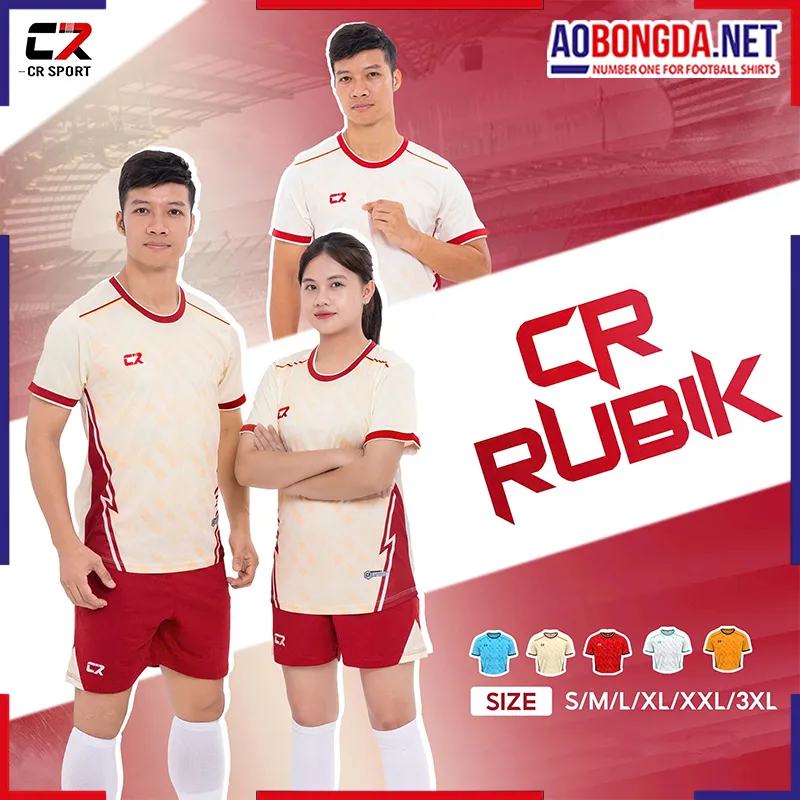Áo Bóng Đá Không Logo CR Rubik Kem