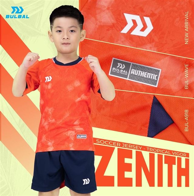 Bộ Quần Áo bóng đá trẻ em Bulbal Zenith Cam