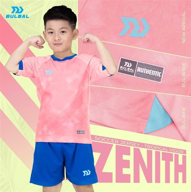 Bộ Quần Áo bóng đá trẻ em Bulbal Zenith Hồng