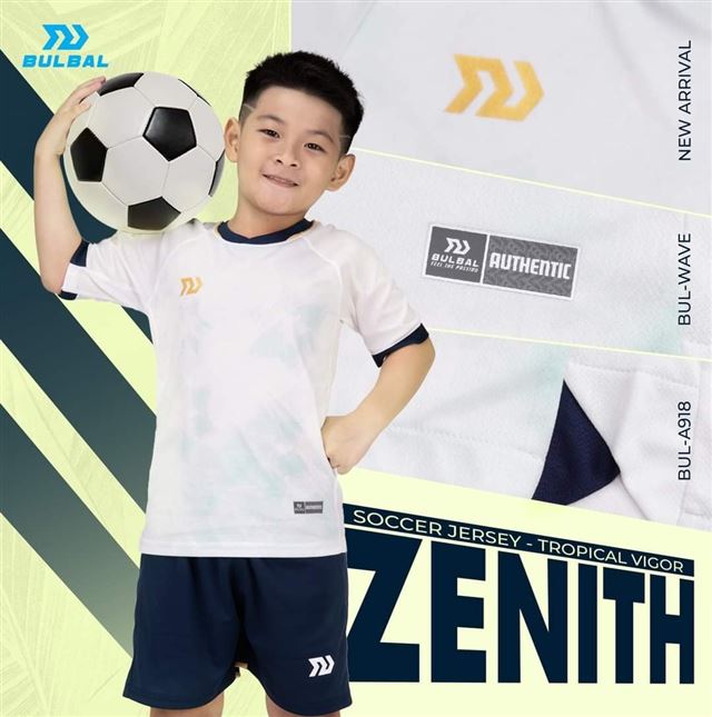 Bộ Quần Áo bóng đá trẻ em Bulbal Zenith Trắng